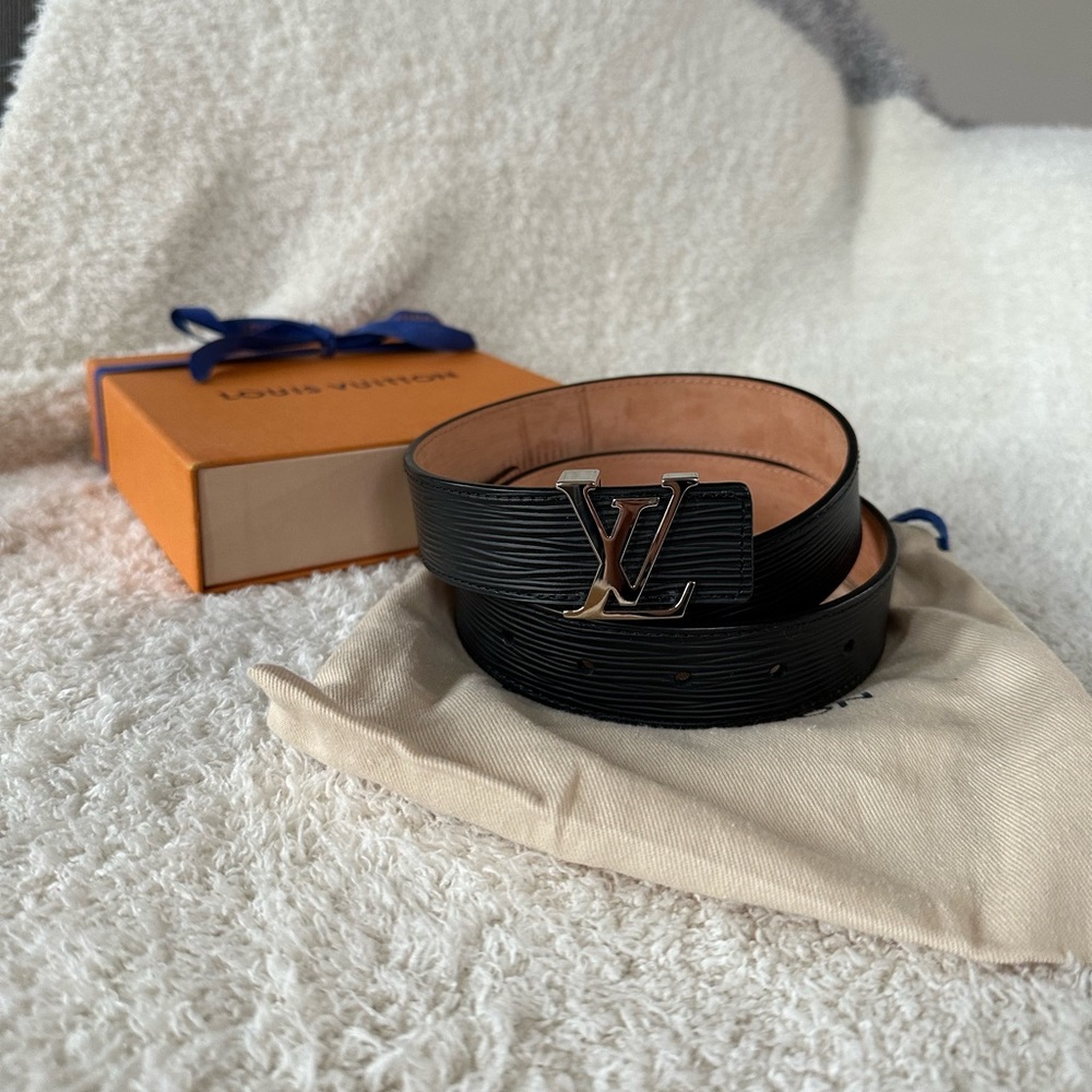 Louis Vuitton Epi Initiales 30mm Belt